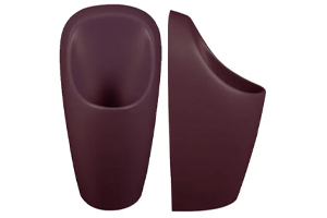 Vedetön Urimat Ceramic Compact -pisuaari, keraaminen, mattaluumu
